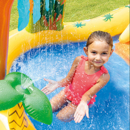 Dinosaur Inflatable Play Center with Slide