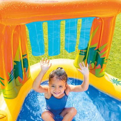 Dinosaur Inflatable Play Center with Slide