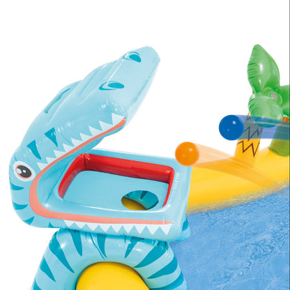 Dinosaur Inflatable Play Center with Slide