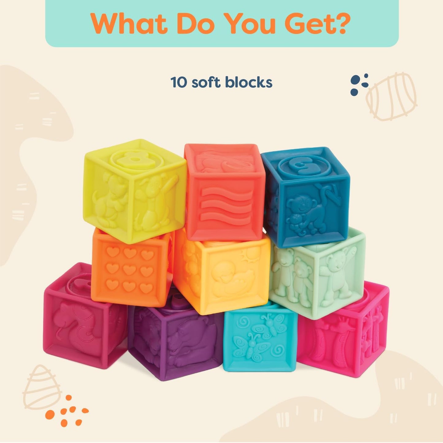KidsBlocks - Stacking & Building Toys for Babies