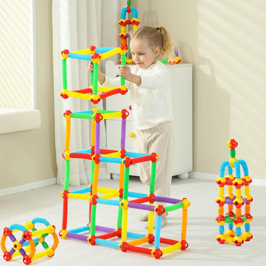 Pop Tubes Building Toy STEM 60 Piecs