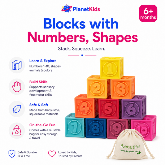 KidsBlocks - Stacking & Building Toys for Babies