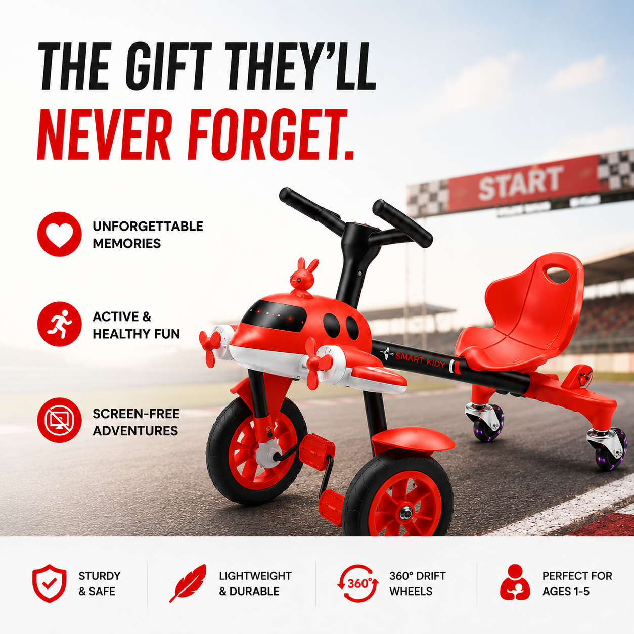 Airplane™ Kids Quadricycle