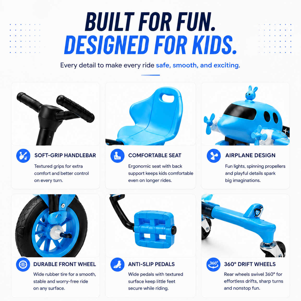Airplane™ Kids Quadricycle