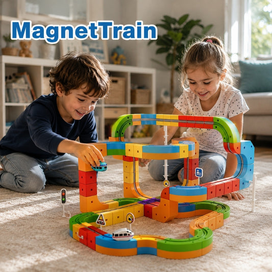 MagnetTrain Blocks Kids