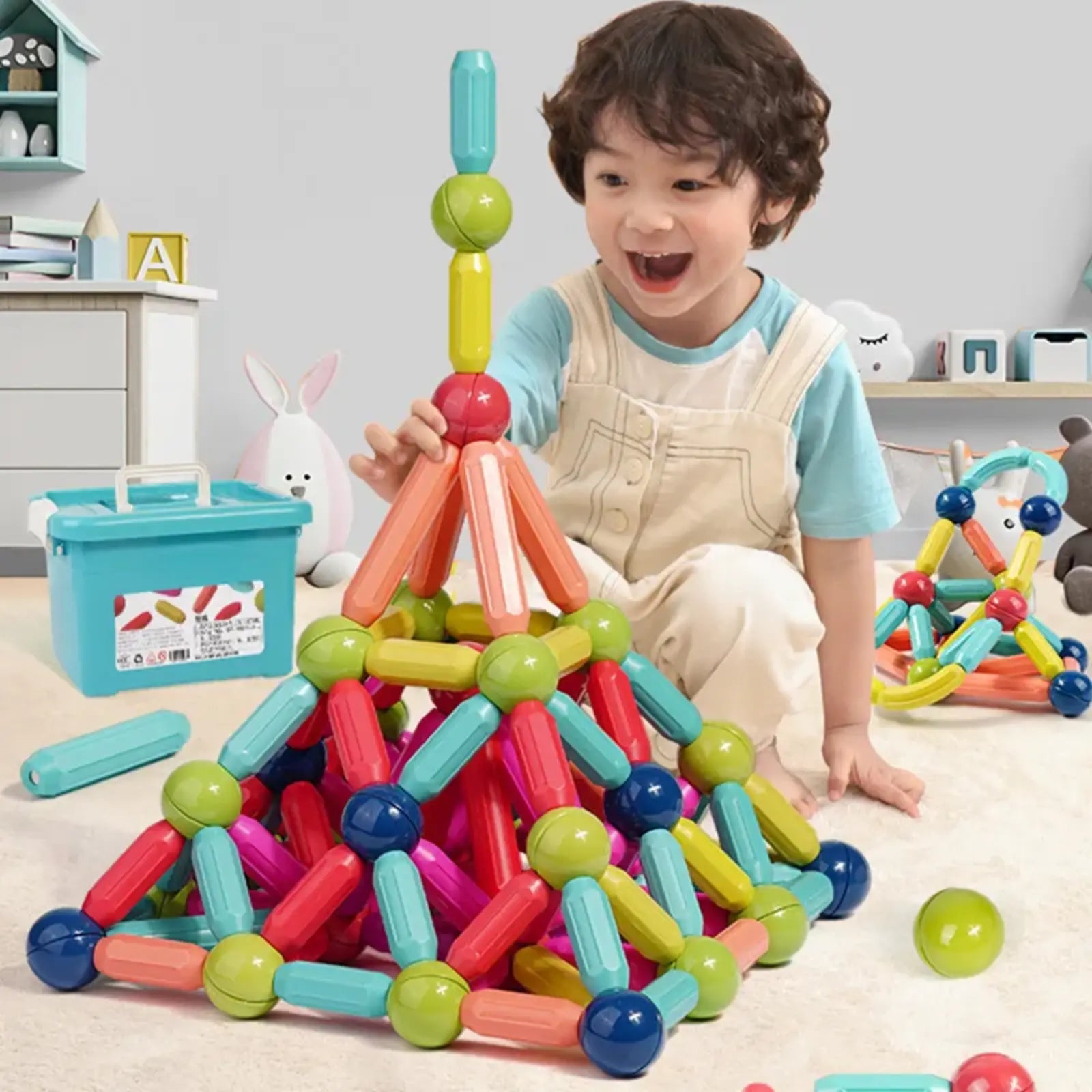 ForKids - Magnect Blocks Stick Toy 50 piecs