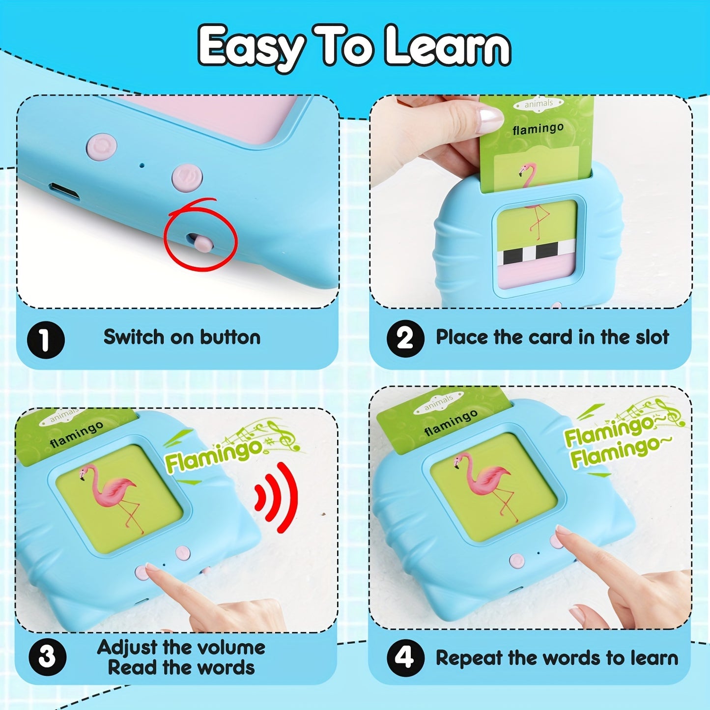 Talking Flash Cards Learning Toys for Toddlers